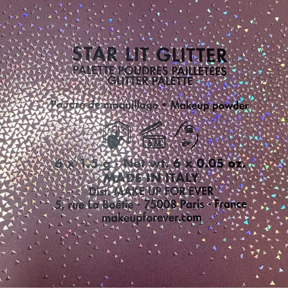 MakeUp Forever Glitter Star Lit Eyeshadow Pallet Limited Edition Rare - Picture 7 of 8